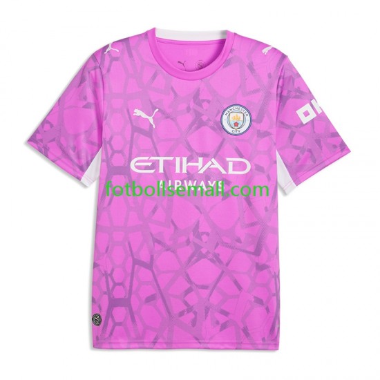 Matchtröjor Manchester City Målvaktströja Gianluigi Donnarumma 2026-2027 Kortärmad till Barn (2:a ställ)
