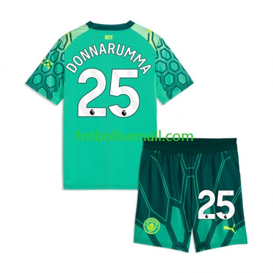 Matchtröjor Manchester City Målvaktströja Gianluigi Donnarumma 2026-2027 Kortärmad till Barn (1:a ställ)