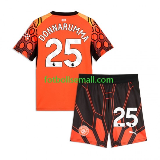 Matchtröjor Manchester City Målvaktströja Gianluigi Donnarumma 2026-2027 Kortärmad till Barn (3:e ställ)