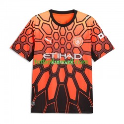 Matchtröjor Manchester City Målvaktströja Gianluigi Donnarumma 2026-2027 Kortärmad till Barn (3:e ställ)