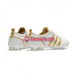 Guld Vit Adidas ADIPURE FG fotbollsskor