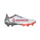Röd Grå Vit Adidas COPA SENSE.1 FG White Gnist fotbollsskor