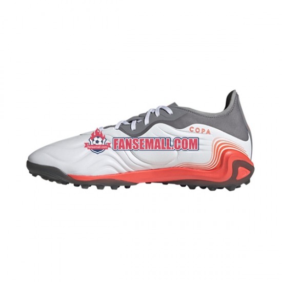 Röd Grå Vit Adidas COPA SENSE.1 TF White Gnist fotbollsskor