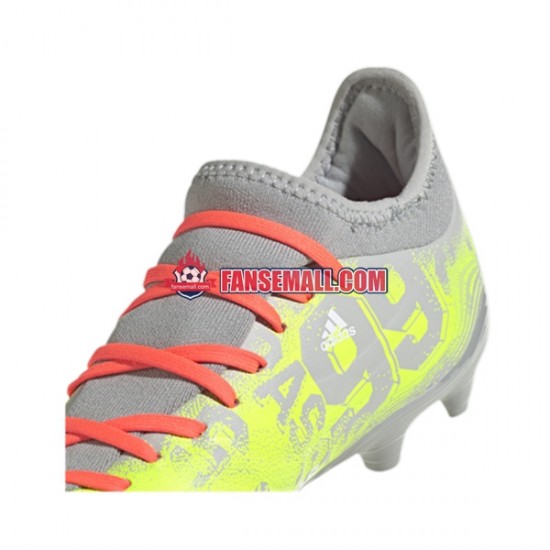 Röd Grå Gul Adidas COPA SENSE.3 FG NumbersUp fotbollsskor
