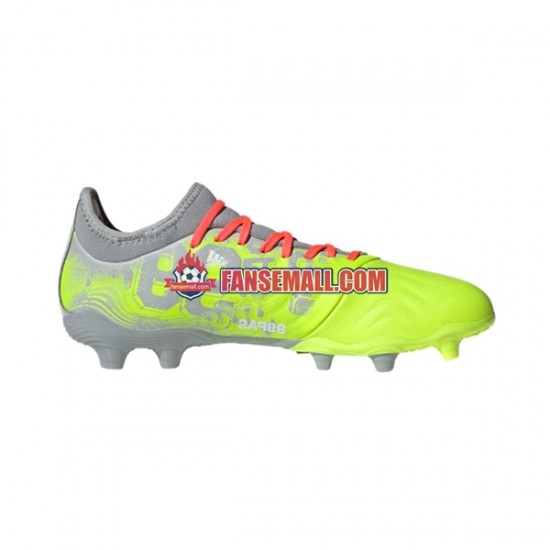 Röd Grå Gul Adidas COPA SENSE.3 FG NumbersUp fotbollsskor