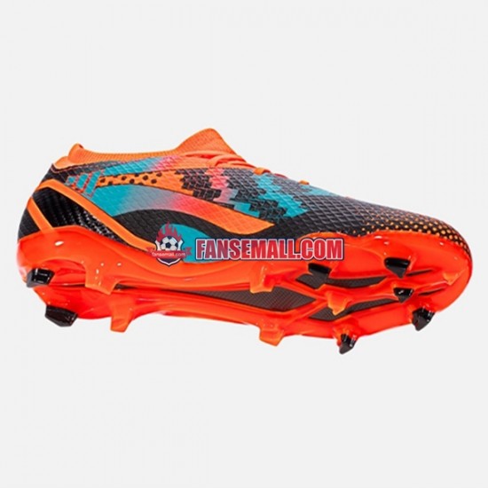 Orange Blå Svart Adidas Messi X Speedportal.3 FG fotbollsskor