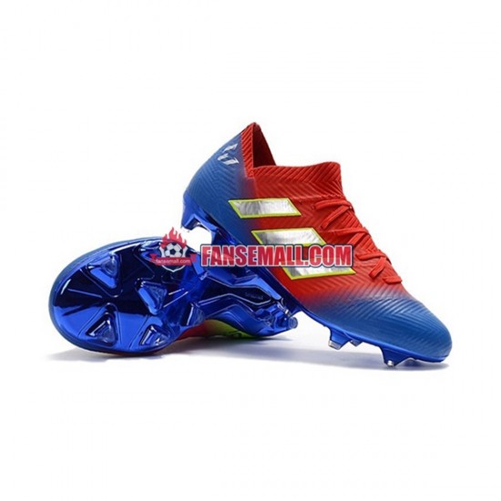 Röd Blå Vit Adidas Nemeziz8.1 FG fotbollsskor