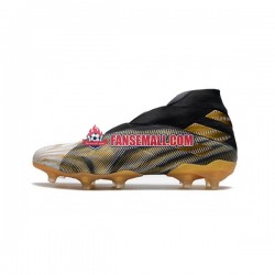 Gul Vit Svart Adidas Nemeziz9 FG d fotbollsskor