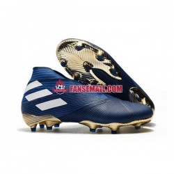 Blå Vit Svart Adidas Nemeziz9 FG fotbollsskor