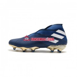 Blå Vit Svart Adidas Nemeziz9 FG fotbollsskor