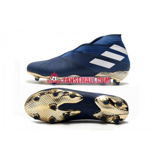 Blå Vit Svart Adidas Nemeziz9 FG fotbollsskor