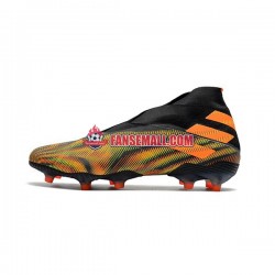 Orange Grön Svart Adidas Nemeziz9 FG fotbollsskor