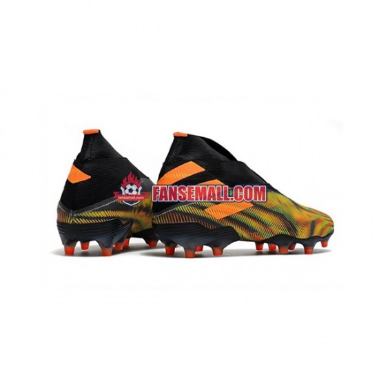 Orange Grön Svart Adidas Nemeziz9 FG fotbollsskor