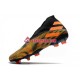 Orange Grön Svart Adidas Nemeziz9 FG fotbollsskor