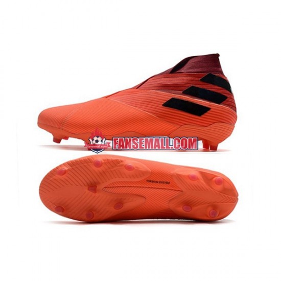 Röd Orange Svart Adidas Nemeziz9 FG Inflight fotbollsskor