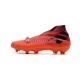 Röd Orange Svart Adidas Nemeziz9 FG Inflight fotbollsskor