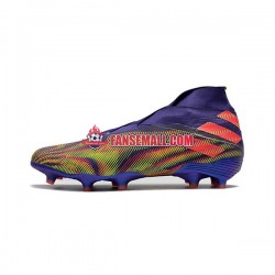 Lila Rosa Grön Adidas Nemeziz9 FG fotbollsskor