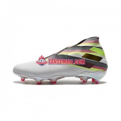 Vit Svart Adidas Nemeziz9 FG fotbollsskor