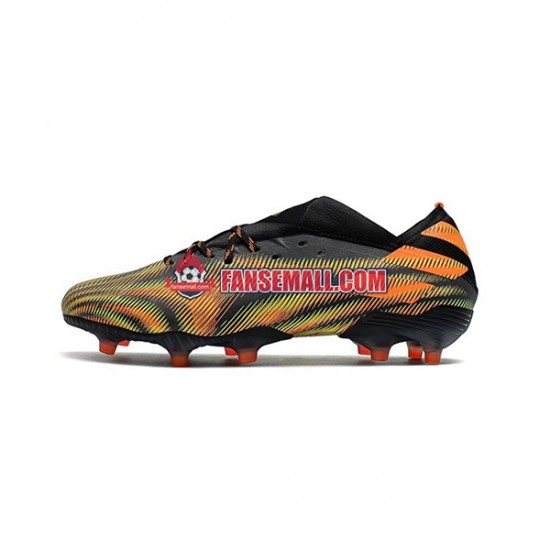 Rosa Grön Svart Adidas Nemeziz9.1 FG fotbollsskor