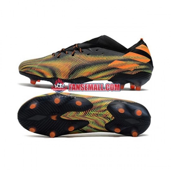 Rosa Grön Svart Adidas Nemeziz9.1 FG fotbollsskor