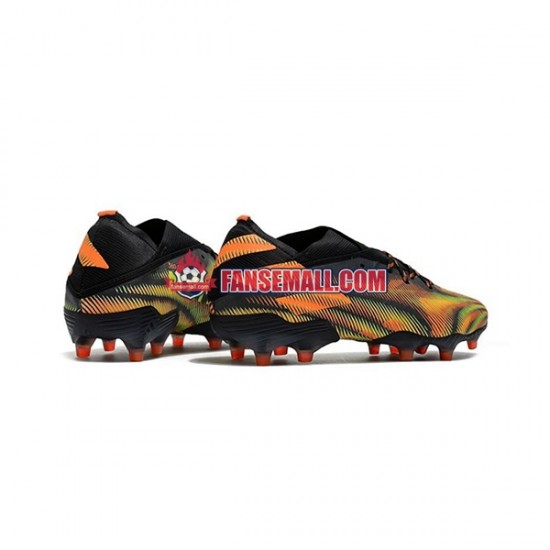 Rosa Grön Svart Adidas Nemeziz9.1 FG fotbollsskor