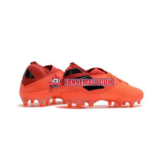Röd Orange Svart Adidas Nemeziz9.1 FG Inflight fotbollsskor