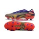 Lila Rosa Grön Adidas Nemeziz9.1 FG Precision To Blur fotbollsskor