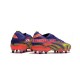 Lila Rosa Grön Adidas Nemeziz9.1 FG Precision To Blur fotbollsskor