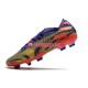Lila Rosa Grön Adidas Nemeziz9.1 FG Precision To Blur fotbollsskor