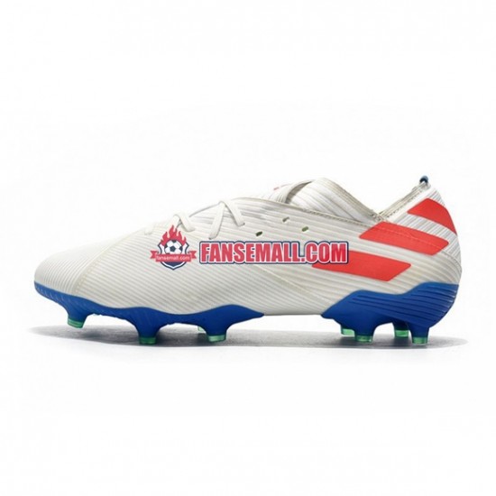 Röd Blå Vit Adidas Nemeziz9.1 FG fotbollsskor