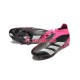 Rosa Vit Svart Adidas Predator ACCURACY FG fotbollsskor