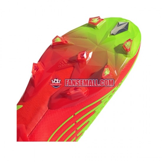 Röd Grön Adidas Predator EDGE FG Game Data fotbollsskor