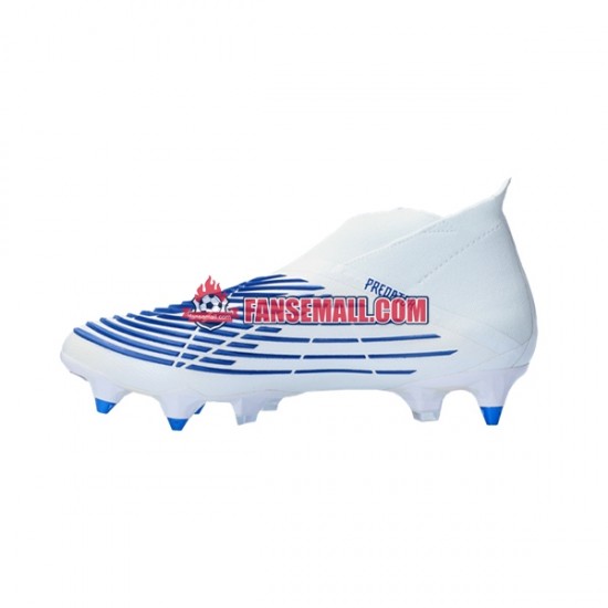 Blå Vit Adidas Predator EDGE SG Diamond Edge fotbollsskor