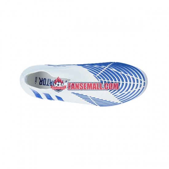 Blå Vit Adidas Predator EDGE SG Diamond Edge fotbollsskor