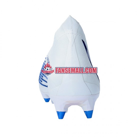 Blå Vit Adidas Predator EDGE SG Diamond Edge fotbollsskor