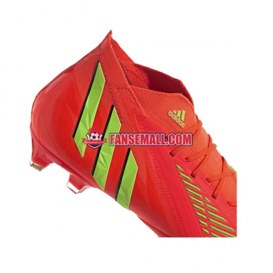Röd Grön Adidas Predator EDGE.1 FG Game Data fotbollsskor