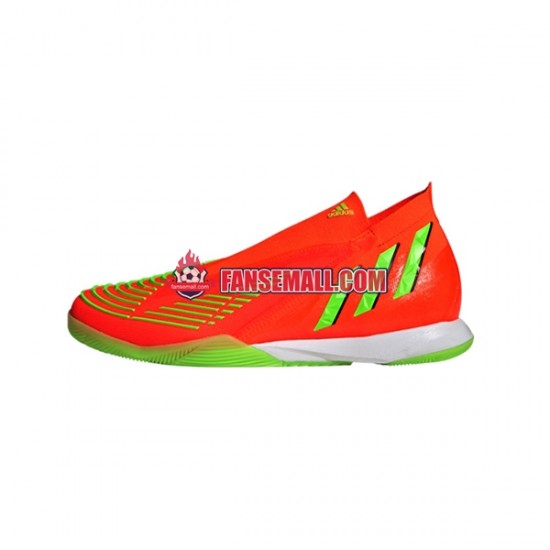 Röd Grön Adidas Predator EDGE.1 IN Game Data fotbollsskor