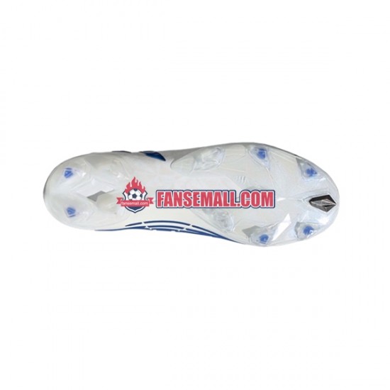 Blå Vit Adidas Predator EDGE.1 L FG Diamond Edge fotbollsskor