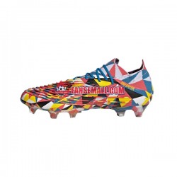 Blå Gul Adidas Predator EDGE.1 L FG Geometric fotbollsskor