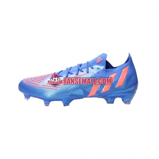 Röd Blå Adidas Predator EDGE.1 L FG Sapphire Edge fotbollsskor
