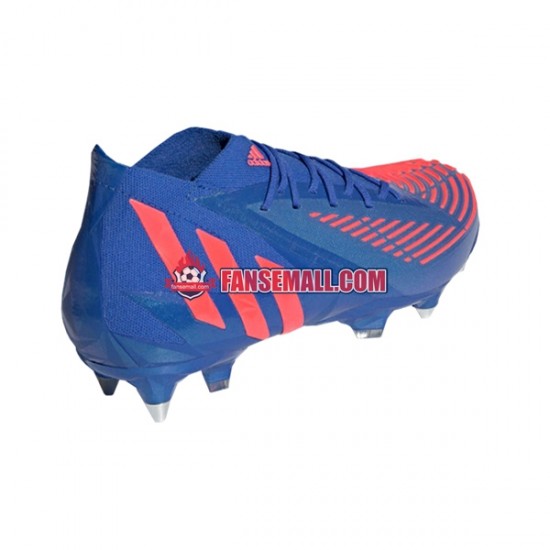 Röd Blå Adidas Predator EDGE.1 SG Sapphire Edge fotbollsskor