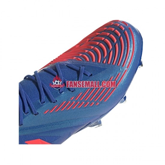 Röd Blå Adidas Predator EDGE.1 SG Sapphire Edge fotbollsskor