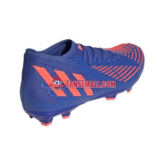 Röd Blå Adidas Predator EDGE.2 FG Sapphire Edge fotbollsskor
