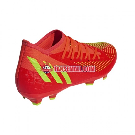 Röd Grön Adidas Predator EDGE.3 FG Game Data fotbollsskor