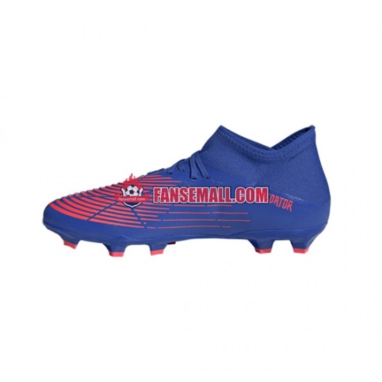 Röd Blå Adidas Predator EDGE.3 FG Sapphire Edge fotbollsskor