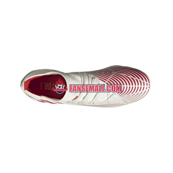 Röd Guld Vit Adidas Predator EDGE.3 FG Showdown fotbollsskor