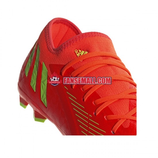 Röd Grön Adidas Predator EDGE.3 L FG Game Data fotbollsskor
