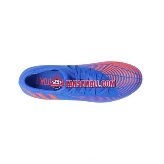 Röd Blå Adidas Predator EDGE.3 L FG Sapphire Edge fotbollsskor