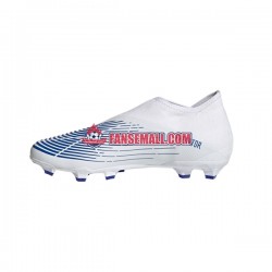 Blå Vit Adidas Predator EDGE.3 LL FG Diamond Edge fotbollsskor