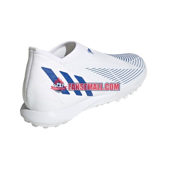Blå Vit Adidas Predator EDGE.3 LL TF Diamond Edge fotbollsskor